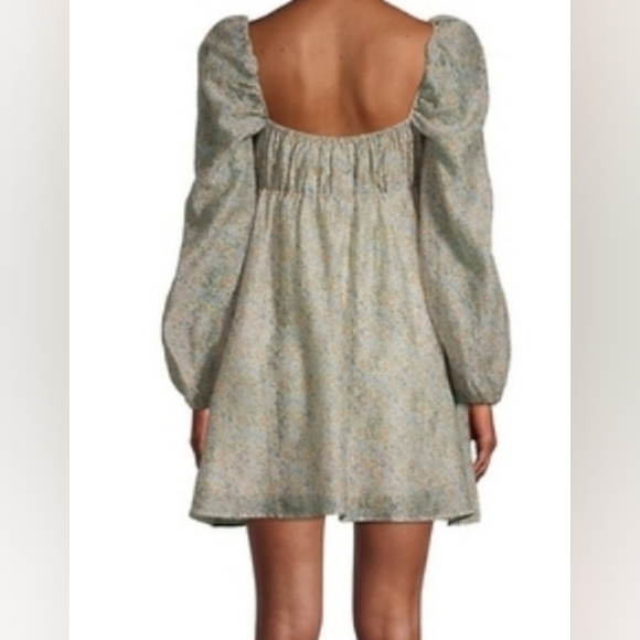 MINKPINK Sabina Floral A-Line Mini Dress size L - Picture 2 of 10